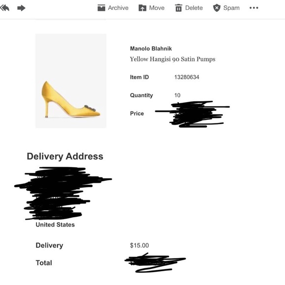 Manolo Blahnik 90mm Hangisi Pumps in yellow - Picture 8 of 16